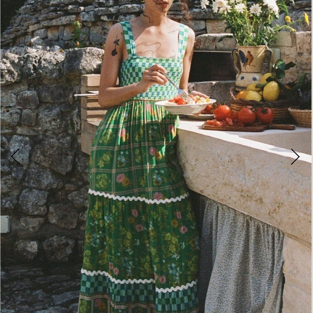 Spell & the Gypsy Collective - Flora Gown in Citrus Crush Colorway. Size M